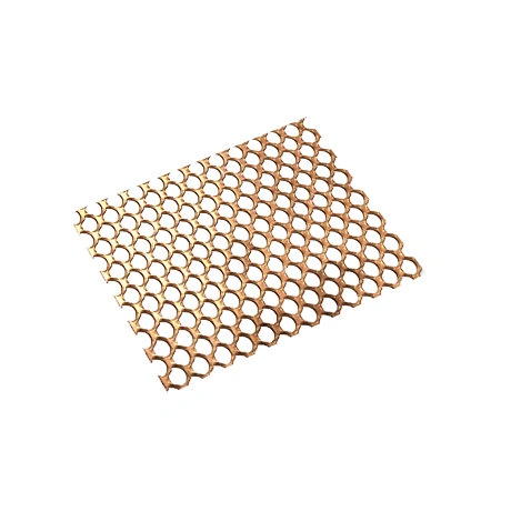 Медно-никелевый лист перфорированный МНЖ5-1 0.5x500x1000 ГОСТ 492 - 2006  ОборонСпецСплав